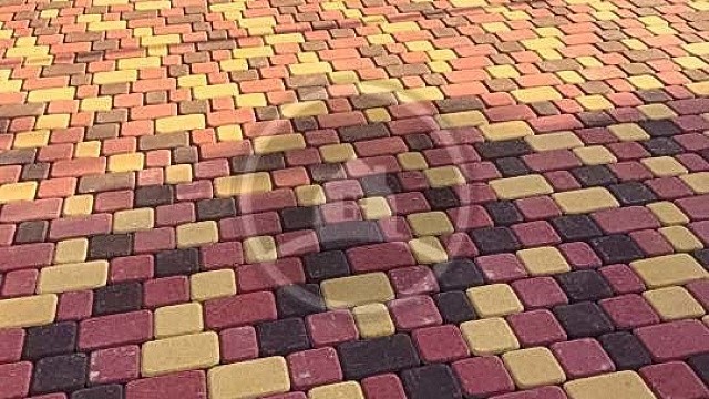 , steinrus, materialy_dlya_moshcheniya, trotuarnaya_plitka, zheltyy, krasno_korichnevyy, landshaftnyy_dizayn