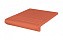 Клинкерная ступень античная рифленая King Klinker 01 Ruby red, 330*245*16 мм