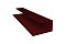 Планка П-образная 0,5 Atlas с пленкой RAL 3005 красное вино