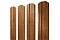 Штакетник Twin фигурный 0,45 Print Twincolor РФ Golden Wood