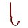 Крюк удлиненный усиленный модернизированный с комплектом крепления (Бургундский (RR29))