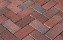 Тротуарная клинкерная брусчатка Penter Rotblaubunt с фаской, 200*100*71 мм