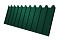 Профнастил С8А фигурный 0,45 PE-Double с пленкой RAL 6005 зеленый мох