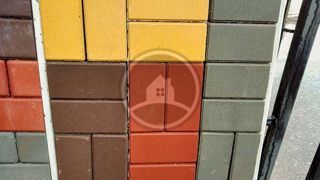 , steingot, materialy_dlya_moshcheniya, trotuarnaya_plitka, zheltyy, korichnevyy, krasnyy, landshaftnyy_dizayn