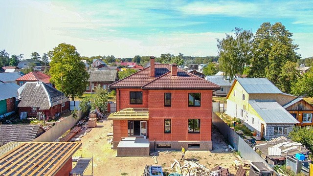 , galeco, grand_line, kchkz, vodostochnye_sistemy, metallocherepitsa, oblitsovochnyy_kirpich, sofity, krasno_korichnevyy, krasnyy, shokoladnyy, spassk_ryazanskiy, dom