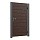 Калитка (комплект) фактурный (Коричневый матовый (RAL8017))