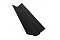Планка ендовый верхней фигурной 70x70 0,5 Quarzit lite RAL 9005 черный