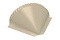 Заглушка конусная PE RAL 1015 светлая слоновая кость