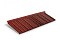 Лист Metrotile WoodShake красный