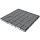 Тротуарная плитка Квадрат большой, 60 мм, серый, бассировка