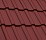 Керамическая черепица Nelskamp F 10, Бордовый