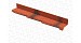 Планка примыкания правая  Decra Cl античный красный