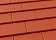 Цементно-песчаная черепица рядовая, Эво, Красный, Braas