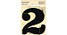 Цифра высотой 110 мм Duck & Dog 2