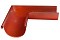 Угол желоба внешний Grand Line 90 гр 125 мм RAL 8004 терракота