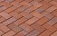 Тротуарная клинкерная брусчатка Vandersanden Zittau красная пестрая, 200*100*52 мм