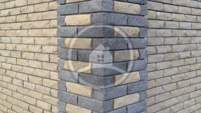 , qbrick, oblitsovochnyy_kirpich, grafitovyy, zheltyy, zabor