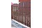 Штакетник Twin фигурный 0,45 Print Twincolor Golden Wood