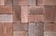Тротуарная клинкерная брусчатка Muhr №04 Rotbraun-bunt, 200*100*52 мм