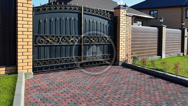 , steinrus, trotuarnaya_plitka, krasno_chernyy, landshaftnyy_dizayn