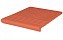 Клинкерная ступень венецианская рифленая King Klinker  01 Ruby red, 330*245*14 мм