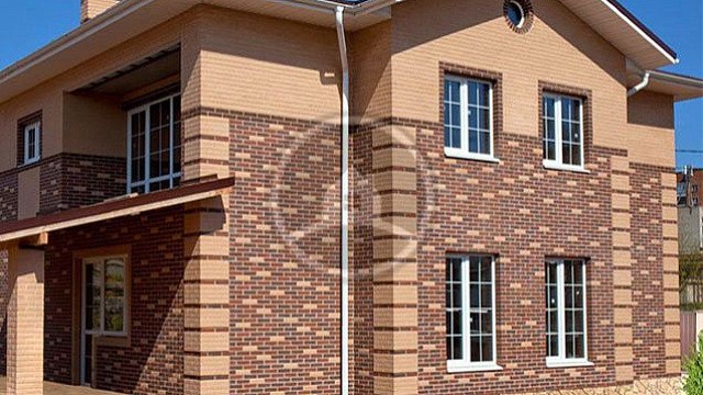 , kchkz, oblitsovochnyy_kirpich, bavarskaya_kladka, belyy, dom