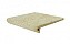 Клинкерная ступень-флорентинер Gres Aragon Stone Beige, 330*325*18(53) мм