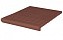 Клинкерная ступень венецианская рифленая King Klinker 03 Natural brown, 330*245*14 мм