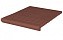 Клинкерная ступень венецианская рифленая King Klinker 03 Natural brown, 330*245*14 мм