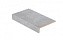 Клинкерная ступень прямой угол Stroeher Zoe 970 grey 294х175х52х10 мм